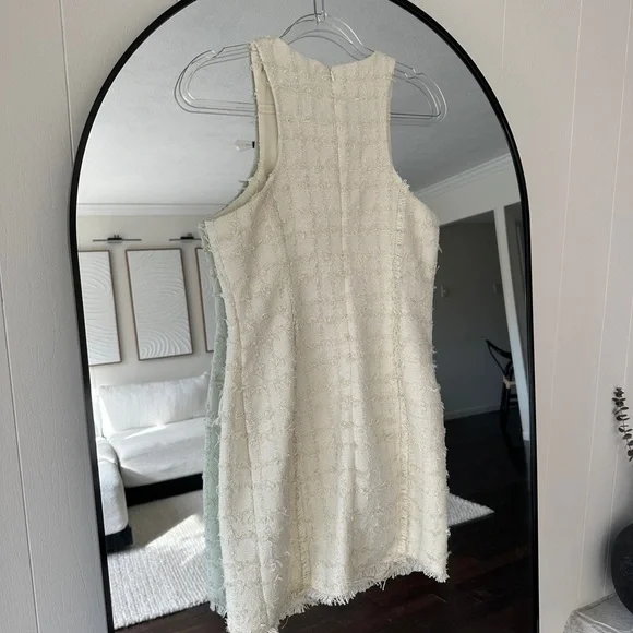 Vici Cream Textured Women's Dress - Picture 3 of 3